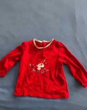 T-shirt rouge Sergent Major 18 mois