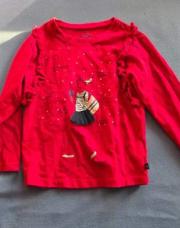 T-shirt rouge La Compagnie des petits 4 ans