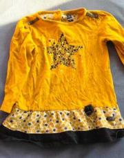 Tunique ocre Terre de marins 4 ans