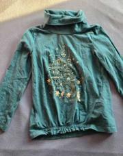 T-shirt à col roulé vert Sergent Major 4 ans