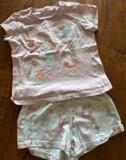 Pyjama licorne 3 ans rose 