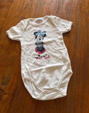 Body Minnie blanc 18 mois 