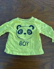 T shirt 1-3 mois jaune 