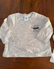 T shirt 3 mois gris TEX