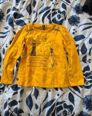 T-shirt ocre Terre des marins 6 ans