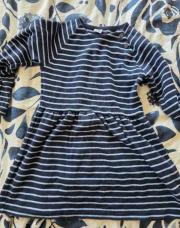 Robe marinière bleu Petit Bateau 8 ans