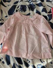 Blouse à pois Okaidi 9 mois