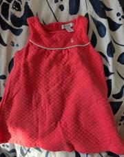 Robe corail Okaidi 9 mois