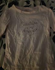 T-shirt rose à message TAO 6 ans