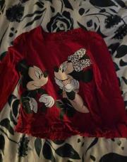 T-shirt rouge Minnie C&A 6 ans