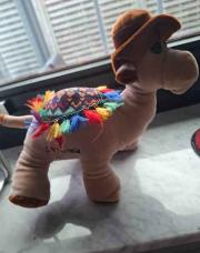 Peluche chameaux et musique 