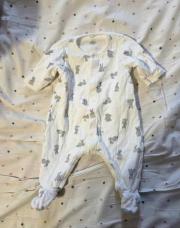 Pujama 1 pièce lapins Petit Bateau 3 mois