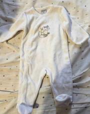 Pyjama 1 pièce blanc Absorba 3 mois