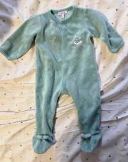 Pyjama 1 pièce vert Absorba 3 mois