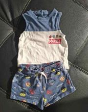 2 pieces marvel 9 mois 