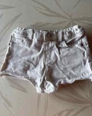 Short blanc Zara 2/3 ans 