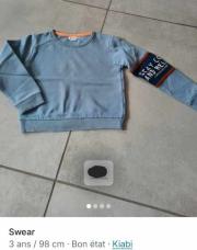 Pull bleu 3 ans