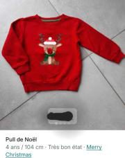 Pull de Noël renne