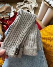 Pantalon élastique taupe