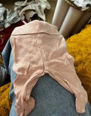 Pantalon pieds orange 