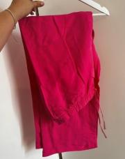 Pantalon rose fushia elastique