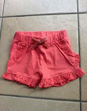 Short corail taille 6 mois 