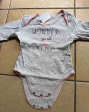 Body gris taille 9 mois 