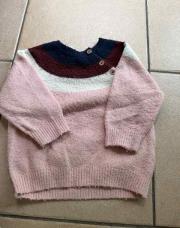 Pull rose 9 mois 