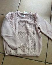 Pull rose en laine 12-18 mois 