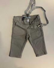 Pantalon + bretelles - Obaïbi - 3 mois 