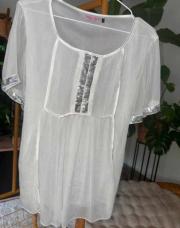 Magnifique blouse blanche Just Mila - Taille L