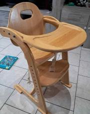 Chaise haute en bois tiamo
