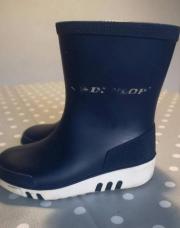 Bottes de pluie bleu/blanc Dunlop pointure 20