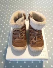 Bottes nubuck lacets fourrées Geox pointure 23