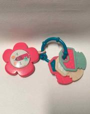 Porte clés fleurs sans son
