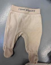 Pantalon beige loge Mummy 1 mois 