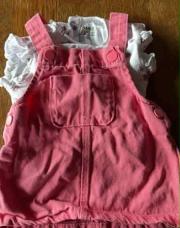 Ensemble kiabi 3 mois rose tshirt+salopette
