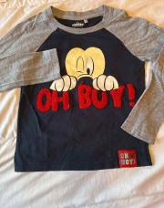 T-shirt longue manche bleu Disney Mickey 4A/104