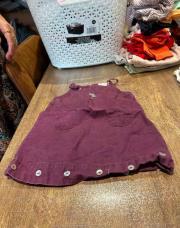 Robe mauve grain de blé 6mois