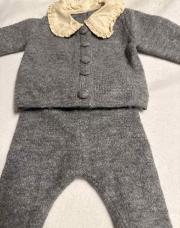 Ensemble en laine 1 mois kiabi 