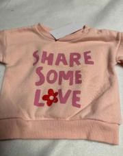 Pull rose 0/3 mois 