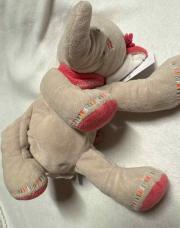 Peluche éléphant rose 
