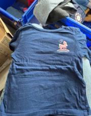 Pull bleu licorne