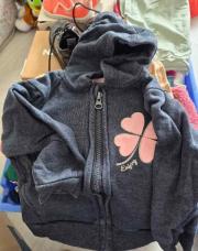 Gilet tirette fleur