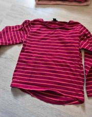 Pull lignée rose kiabi