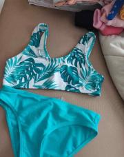 Bikini vert palmier 