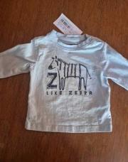 T shirt manche longue orchestra zèbre 3mois 