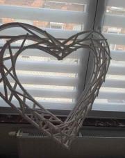 Coeur bois blanc 