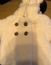 Manteau blanc 3mois