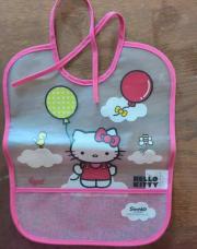 Bavoir Hello Kitty fushia 2 ballons 